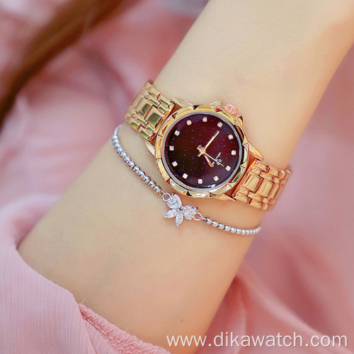 BS Ladies Watches Full Diamond Female Watch New Hot Sale FA1506 Starry Sky Foreign Trade Brand Wristwatch